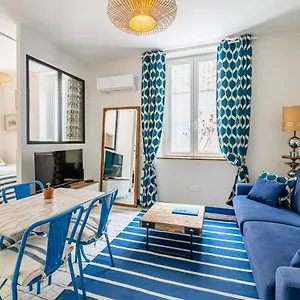  Apartment Bleu 29m2, 120m Vieux-port , Clim ,wifi, Acces Autonome Avec Code France